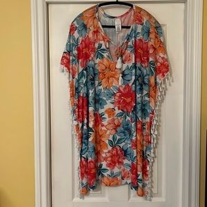 🌴 Tropical Beach Coverup or Dress!